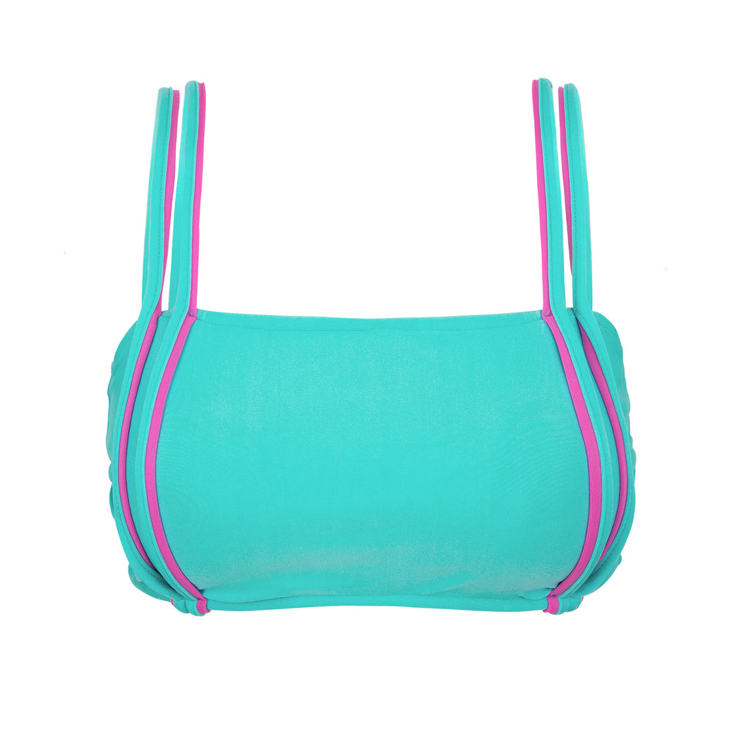 Product Front: Rio De Sol Haut Top Duo Pink Blue