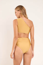Carregar imagem no visualizador da galeria, Model Back: Rio De Sol Haut Top Fluity-Dourado Zadar

