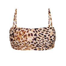 Carregar imagem no visualizador da galeria, Product Front: Rio De Sol Haut Top Leopard Bandeau-Reto
