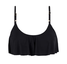 Carregar imagem no visualizador da galeria, Product Front: Rio De Sol Haut Top Leopardo Black Babado
