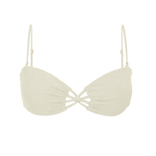 Carregar imagem no visualizador da galeria, Product Front: Rio De Sol Haut Top Malibu-Natural Bandeau-Iris
