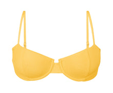 Carregar imagem no visualizador da galeria, Product Front: Rio De Sol Haut Top Malibu-Yellow Balconet
