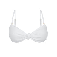 Carregar imagem no visualizador da galeria, Product Front: Rio De Sol Haut Top Memphis-White Bandeau-Joy
