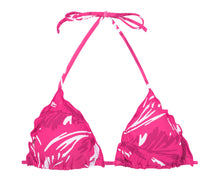 Carregar imagem no visualizador da galeria, Product Front: Rio De Sol Haut Top Pink-Palms Frufru
