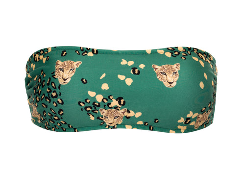 Product Front: Rio De Sol Haut Top Roar-Green Bandeau-Reto