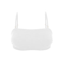 Carregar imagem no visualizador da galeria, Product Front: Rio De Sol Haut Top Sand-White Bandeau-Reto
