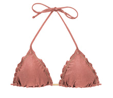 Carregar imagem no visualizador da galeria, Product Front: Rio De Sol Haut Top Shimmer-Copper Frufru
