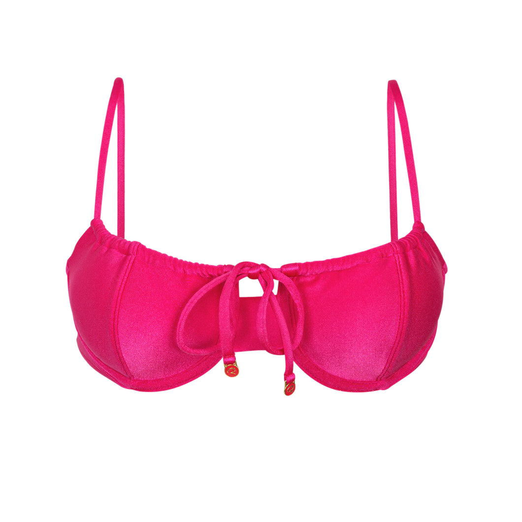 Product Front: Rio De Sol Haut Top Shimmer-Olinda Balconet-Tie