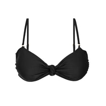 Carregar imagem no visualizador da galeria, Product Front: Rio De Sol Haut Top Touch-Black Bandeau-Joy

