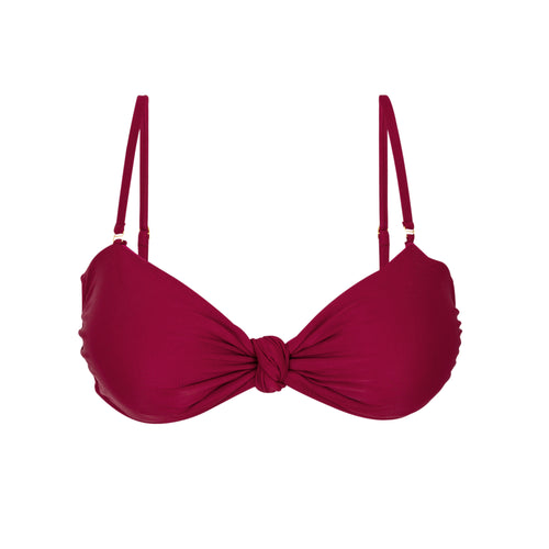Product Front: Rio De Sol Haut Top Touch-Carmim Bandeau-Joy