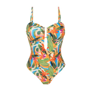 Product Front: Rio De Sol Une Pièce Tropical Sara-Op
