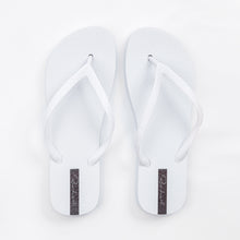 Carregar imagem no visualizador da galeria, Product Front: Rio De Sol Tongs White Slim
