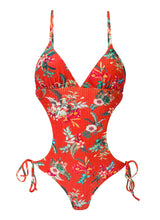 Carregar imagem no visualizador da galeria, Product Front: Rio De Sol Une Pièce Wildflowers Trikini
