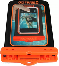 Carregar imagem no visualizador da galeria, Model Back: Seawag Sac De Plage Seawag Black &amp; Orange Waterproof Case 5.7
