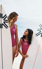 Carregar imagem no visualizador da galeria, Swimsuit Girl Marcela Fuchsia White UPF50+
