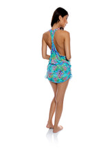 Carregar imagem no visualizador da galeria, T-Back Mini Dress Aqua
