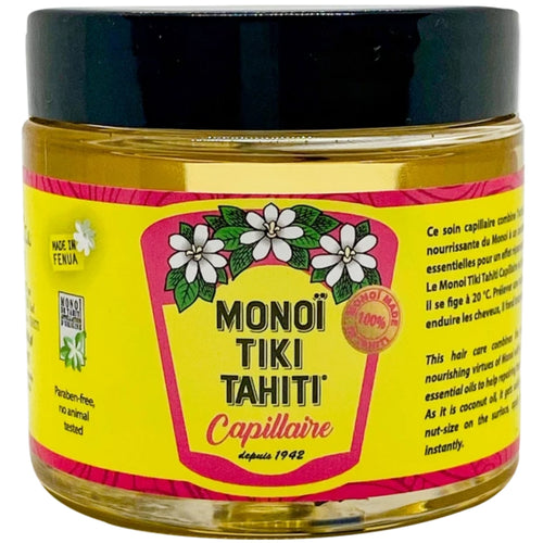 Product Front: Tiki Solaire Monoi Capillare 120Ml