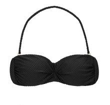 Carregar imagem no visualizador da galeria, Top Cloque Preto Bandeau
