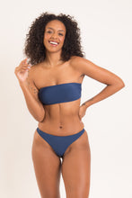 Carregar imagem no visualizador da galeria, Top Navy Bandeau-Reto
