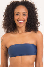 Carregar imagem no visualizador da galeria, Top Navy Bandeau-Reto
