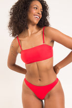 Carregar imagem no visualizador da galeria, Top Rouge Bandeau-Reto
