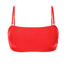 Carregar imagem no visualizador da galeria, Top Rouge Bandeau-Reto
