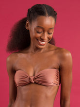 Carregar imagem no visualizador da galeria, Top Shimmer-Copper Bandeau-Joy
