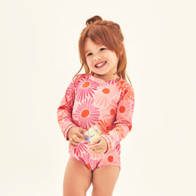 Carregar imagem no visualizador da galeria, Model Front: Uv Line Maillot De Bain Bébé Baby Solar Rose Upf50+
