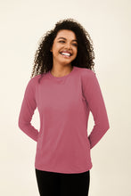 Carregar imagem no visualizador da galeria, Gallery: Uv Line T-Shirt Camiseta Uvpro Br Ml Malva Upf50+
