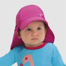 Carregar imagem no visualizador da galeria, Model Front: Uv Line Chapeau Legionnaire Cap Leg Basic Kids Imp Inf Rosa Shock
