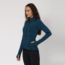 Carregar imagem no visualizador da galeria, Image 02: Uv Line Fitness Haut Casaco Newfit Petroleo Upf50+
