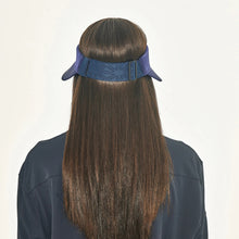 Carregar imagem no visualizador da galeria, Model Back: Uv Line Visière Grecia Navy Fit Upf50+

