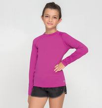 Carregar imagem no visualizador da galeria, Image 02: Uv Line T-Shirt Kids Fpu50+ Uvpro Long Sleeve T-Shirt Pink Uv
