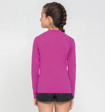 Carregar imagem no visualizador da galeria, Model Back: Uv Line T-Shirt Kids Fpu50+ Uvpro Long Sleeve T-Shirt Pink Uv
