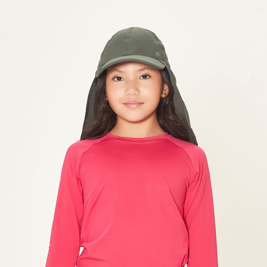 Model Front: Uv Line Casquette Legionario Teens Verde Militar Upf50+