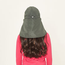 Carregar imagem no visualizador da galeria, Model Back: Uv Line Casquette Legionario Teens Verde Militar Upf50+
