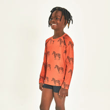 Carregar imagem no visualizador da galeria, Image 02: Uv Line T-Shirt Longsleeve Acqua Zebra Inf Upf50+
