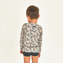 Carregar imagem no visualizador da galeria, Model Back: Uv Line T-Shirt Longsleeve Baby Zebra Upf50+

