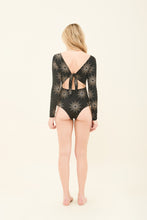 Carregar imagem no visualizador da galeria, Image 07: Uv Line Une Pièce Marina Shine Preto Malva
