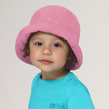 Carregar imagem no visualizador da galeria, Model Front: Uv Line Bob Napoli Basic Kids Rosa Chiclete Upf50+
