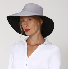 Carregar imagem no visualizador da galeria, Image 02: Uv Line Chapeau Souple/Capeline San Diego Cinza Preto Upf50+
