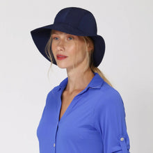 Carregar imagem no visualizador da galeria, Image 03: Uv Line Chapeau Souple/Capeline San Remo Fpu50+ Hat Navy Blue Uv
