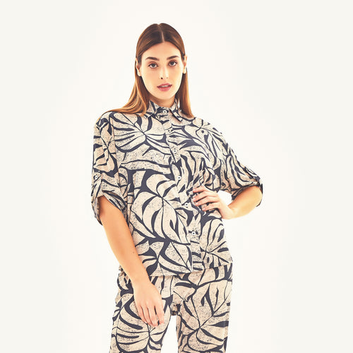 Model Front: Uv Line Haut De Plage Shirt Copa Costela Off White Upf50+