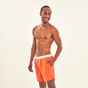 Image 03: Uv Line Bermuda / Short Pour Homme Shorts Boxer Orange Upf50+