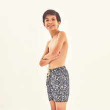 Carregar imagem no visualizador da galeria, Image 03: Uv Line Maillot De Bain Garçon Shorts Kids Costela Aco Upf50+

