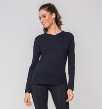 Carregar imagem no visualizador da galeria, Image 02: Uv Line Fitness Haut Sport Fit Preto Fem
