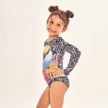 Carregar imagem no visualizador da galeria, Image 02: Uv Line Une Pièce Fille Swimsuit Girl Tucano Upf50+
