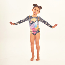 Carregar imagem no visualizador da galeria, Image 04: Uv Line Une Pièce Fille Swimsuit Girl Tucano Upf50+
