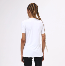 Carregar imagem no visualizador da galeria, Model Back: Uv Line Fitness Haut T-Shirt Sport Fit Branco Upf50+
