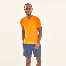 Carregar imagem no visualizador da galeria, Gallery: Uv Line T-Shirt Pour Homme T-Shirt Sport Fit Orange Upf50+
